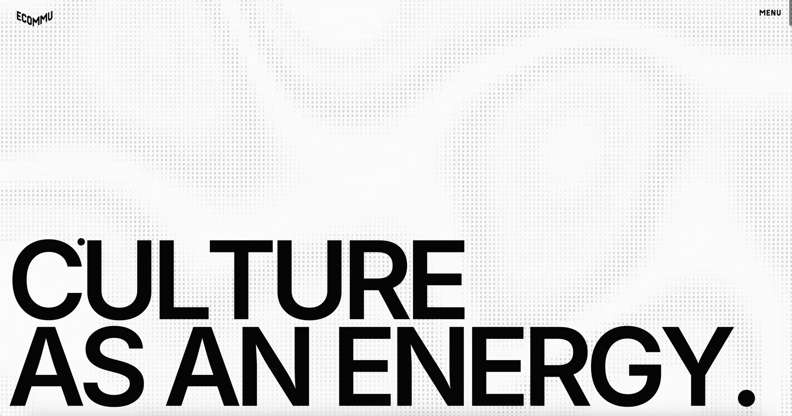 SANE Communications homepage with the words Culture as an energy